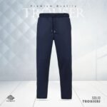 Premium Solid Trouser Navy