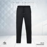 Premium Solid Trouser Black - Image 2